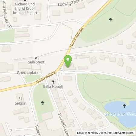 Standortübersicht der Tankstelle AVIA Tankstelle in 95100 Selb