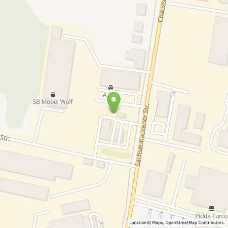 Standortübersicht der Tankstelle Sb Oranienburg Sachsenhausener Str. 25 in 16515 Oranienburg