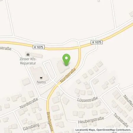 Standortübersicht der Tankstelle AVIA Deckenpfronn in 75392 Deckenpfronn