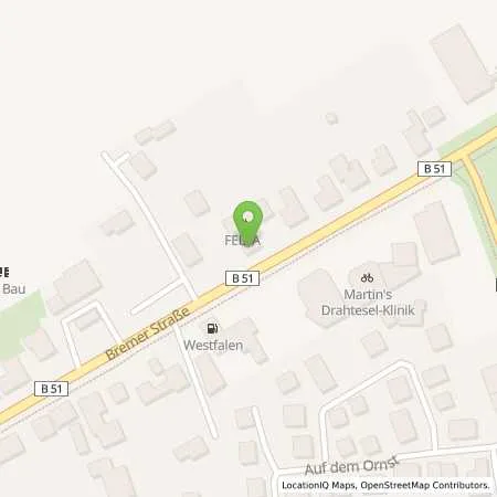 Standortübersicht der Tankstelle Buschmann in 27239 Twistringen