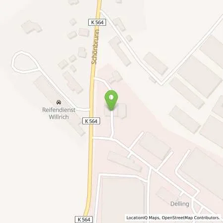 Standortübersicht der Tankstelle Gulf Schönbrunn in 07929 Saalburg-Ebersdorf