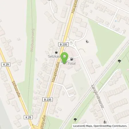 Standortübersicht der Tankstelle TotalEnergies Bochum-Langendreer in 44892 Bochum (Langendreer)