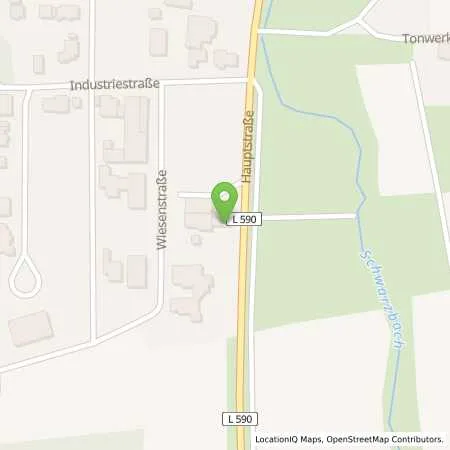 Standortübersicht der Tankstelle TotalEnergies Schwarzach in 74869 Schwarzach