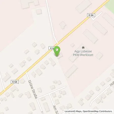 Standortübersicht der Tankstelle Agp Lübesse in 19077 Lübesse