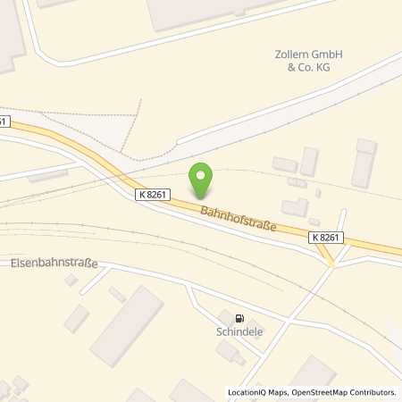 Standortübersicht der Benzin-Super-Diesel Tankstelle: JET HERBERTINGEN ZOLLERNSTR. 1 in 88518, HERBERTINGEN