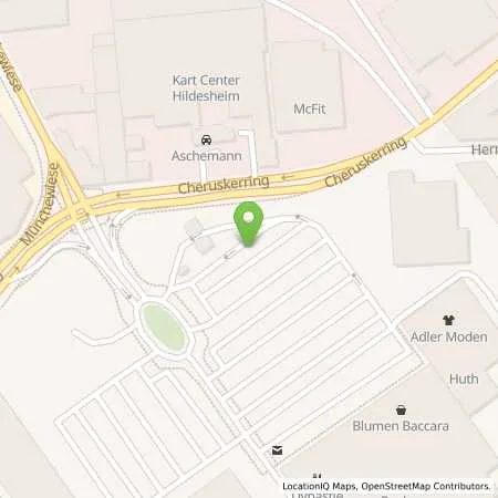 Standortübersicht der Tankstelle Supermarkt-Tankstelle am real,- Markt HILDESHEIM CHERUSKERRING 2 in 31137 Hildesheim