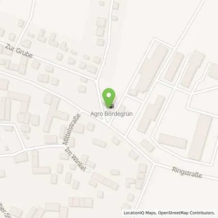 Standortübersicht der Tankstelle Agro Bördegrün in 39167 Niederndodeleben