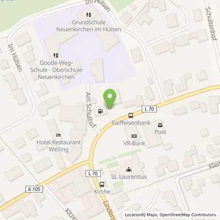 Standortübersicht der Tankstelle Helmut Rüther in 49586 Neuenkirchen