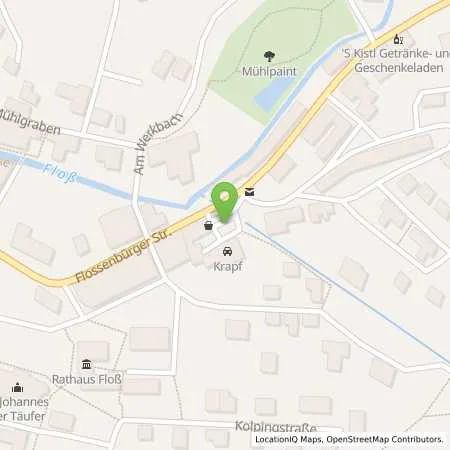 Standortübersicht der Tankstelle AVIA Tankstelle in 92685 Floss