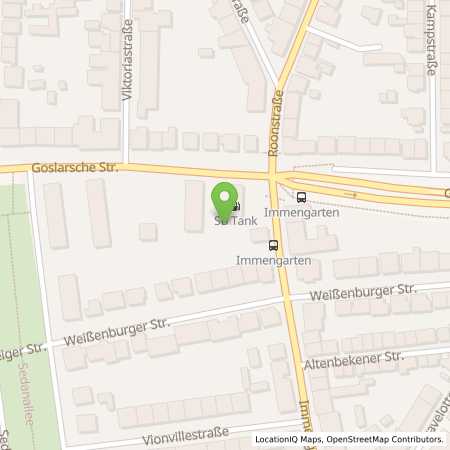 Standortübersicht der Benzin-Super-Diesel Tankstelle: Sb Hildesheim Goslarsche Str. 53 in 31134, Hildesheim