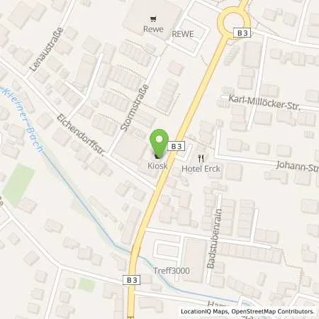 Standortübersicht der Tankstelle Eberhardt, Heidelberger Straße, Mingolsheim in 76669 Bad Schönborn