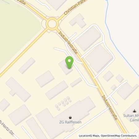 Standortübersicht der Benzin-Super-Diesel Tankstelle: Eberhardt, Industriestraße, Bruchsal in 76646, Bruchsal
