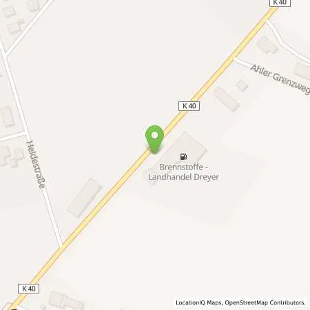 Standortübersicht der Tankstelle Tankstelle Dreyer in 32257 Bünde