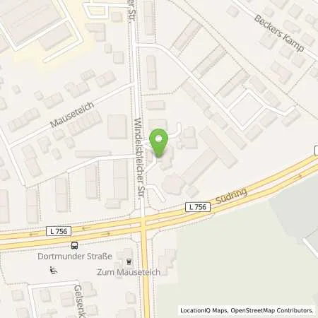 Standortübersicht der Tankstelle Markus Hinz in 33647 Bielefeld