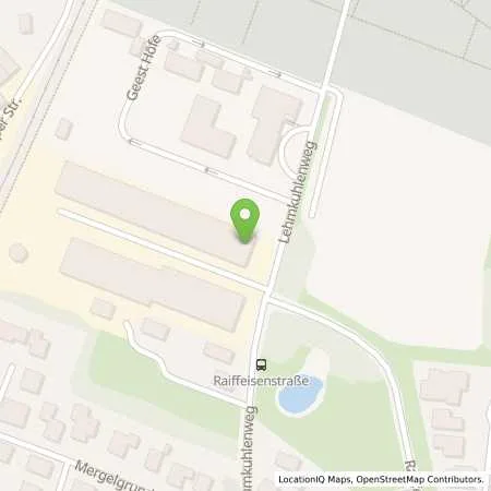 Standortübersicht der Tankstelle Raiffeisen-Warengenossenschaft Hunte-Weser eG in 27793 Wildeshausen