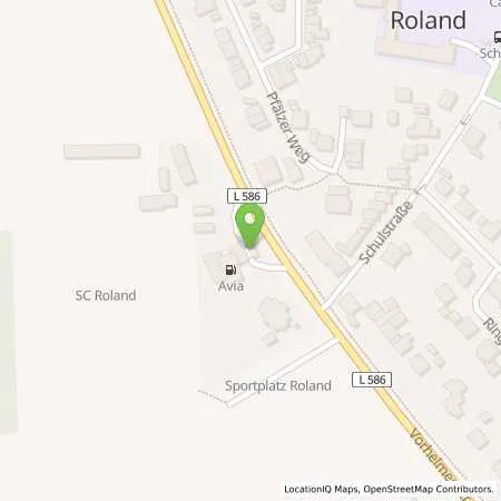 Standortübersicht der Tankstelle Fricke in 59269 Beckum