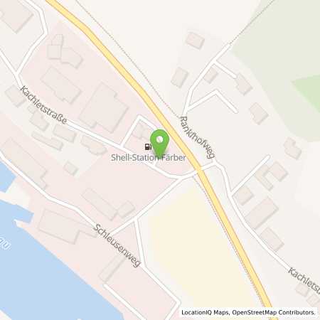Standortübersicht der Benzin-Super-Diesel Tankstelle: Shell Passau Kachletstr. 28 in 94034, Passau