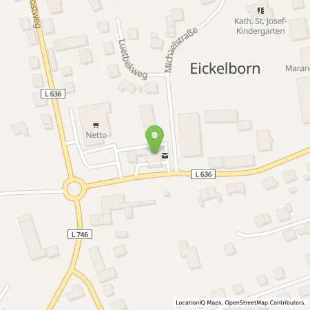 Standortübersicht der Tankstelle Dr. Reilmann und Goodson GmbH, Lippstadt-Eickelborn in 59556 Lippstadt