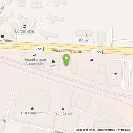 Standortübersicht der Tankstelle JET REMSCHEID NEUENKAMPER STR. 20 in 42855 REMSCHEID