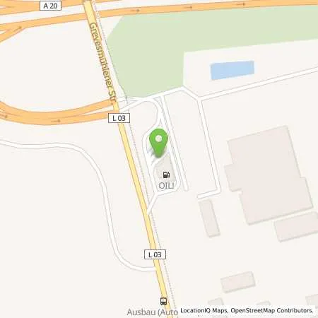 Standortübersicht der Tankstelle OIL! Tankstelle Upahl in 23936 Upahl