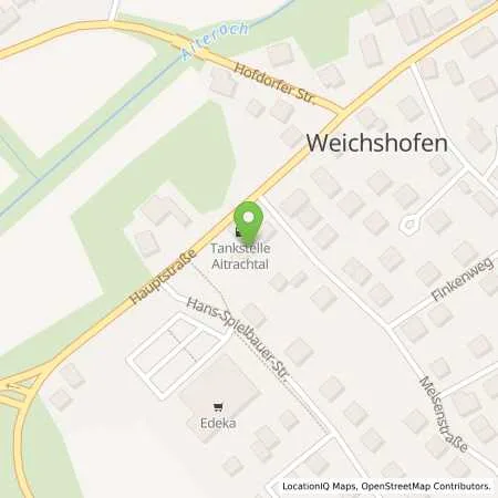 Standortübersicht der Tankstelle Tankstelle Aitrachtal in 84152 Mengkofen