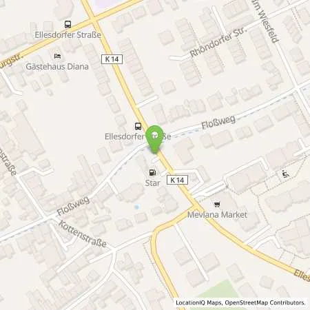 Standortübersicht der Tankstelle star Tankstelle in 53179 Bonn