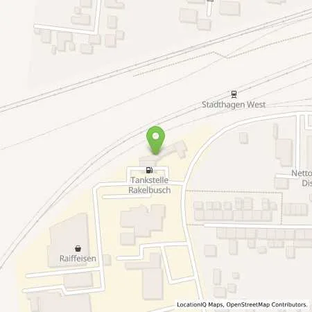 Standortübersicht der Tankstelle Tankstelle Rakelbusch Stadthagen in 31655 Stadthagen