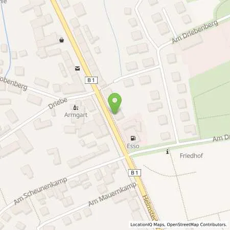 Standortübersicht der Tankstelle Esso Tankstelle in 38154 KOENIGSLUTTER