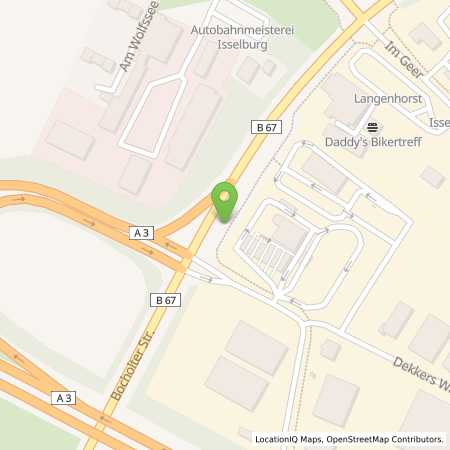 Standortübersicht der Benzin-Super-Diesel Tankstelle: Aral Tankstelle in 46419, Isselburg