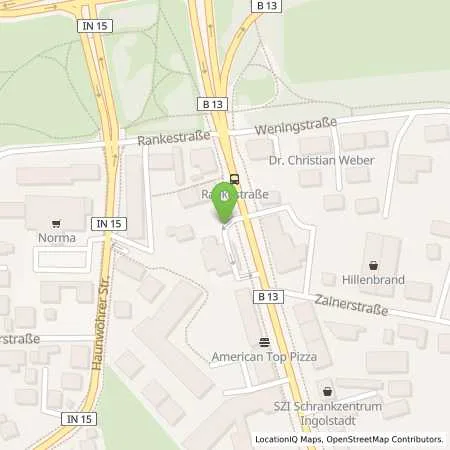 Standortübersicht der Tankstelle Shell Ingolstadt Muenchener Str. 15 A in 85051 Ingolstadt