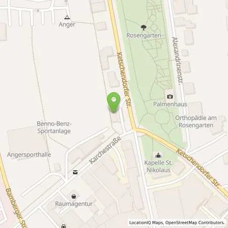 Standortübersicht der Tankstelle Esso Tankstelle in 96450 COBURG