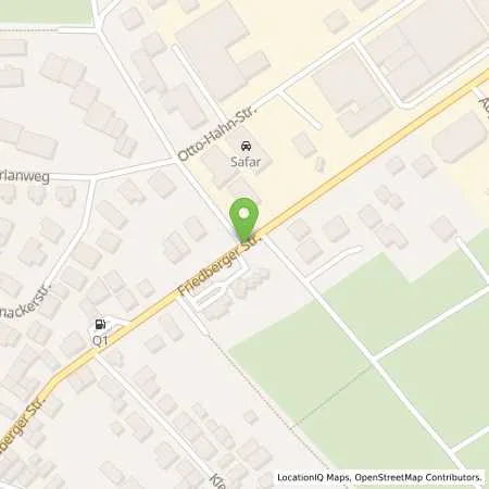 Standortübersicht der Tankstelle FRIEDRICHSDORF-KOEPP - FRIEDBERGER in 61381 Friedrichsdorf (Koepp)