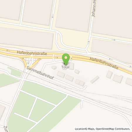 Standortübersicht der Benzin-Super-Diesel Tankstelle: TotalEnergies Mannheim in 68305, Mannheim