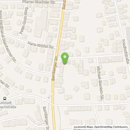 Standortübersicht der Tankstelle Krieger Helmut in 96103 Hallstadt