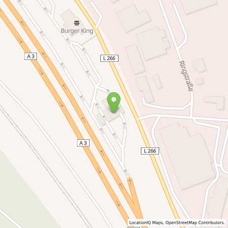 Standortübersicht der Benzin-Super-Diesel Tankstelle: DERNBACH URBACHER WALD in 56307, DERNBACH