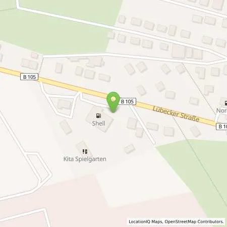 Standortübersicht der Tankstelle Shell Grevesmuehlen Luebecker Str. 25 in 23936 Grevesmuehlen