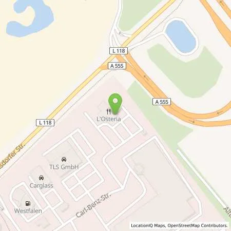 Standortübersicht der Tankstelle Gerd Assenmacher in 53332 Bornheim