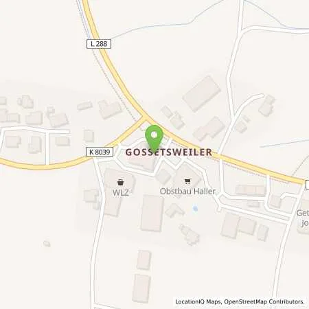 Standortübersicht der Tankstelle Raiffeisen Bezug+Absatz eG in 88263 Horgenzell