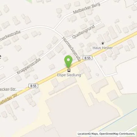 Standortübersicht der Tankstelle star Tankstelle in 57368 Lennestadt (Elspe)