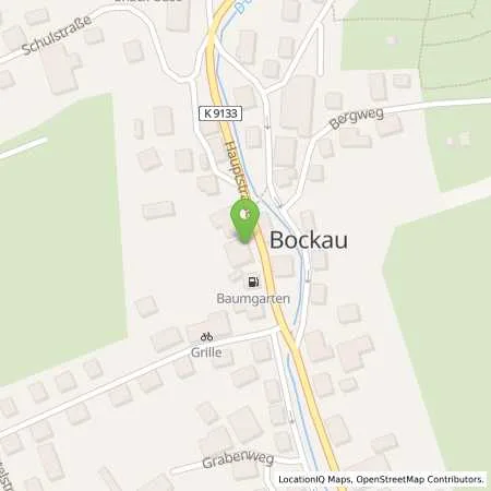 Standortübersicht der Tankstelle Tankstelle Baumgarten Bockau in 08324 Bockau