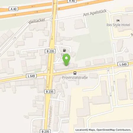 Standortübersicht der Tankstelle Shell Dortmund Provinzialstr. 83 in 44388 Dortmund