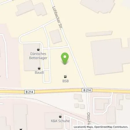 Standortübersicht der Tankstelle Tank & Waschcenter BSB in 49593 Bersenbrück