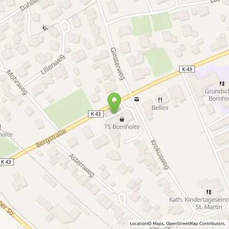 Standortübersicht der Tankstelle Tankstelle Bornholte in 33415 Verl