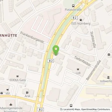 Standortübersicht der Tankstelle Shell Nuernberg Aeussere Bayreuther Str. 134 in 90411 Nuernberg