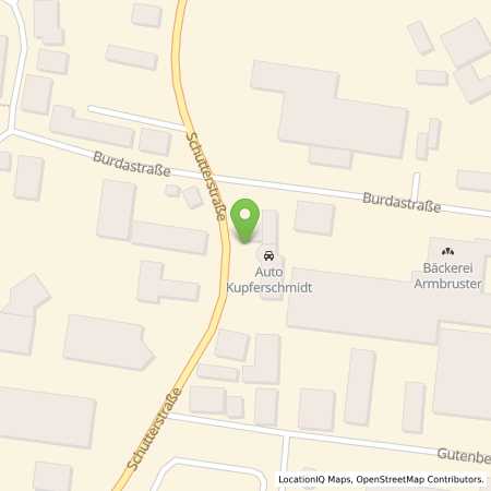 Standortübersicht der Benzin-Super-Diesel Tankstelle: TotalEnergies Schutterwald in 77746, Schutterwald