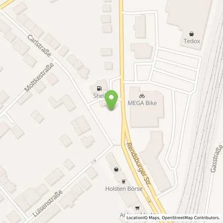 Standortübersicht der Tankstelle Shell Neumuenster Rendsburger Str. 25 in 24534 Neumuenster