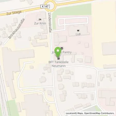 Standortübersicht der Tankstelle bft-Tankstelle Neumann in 49565 Bramsche