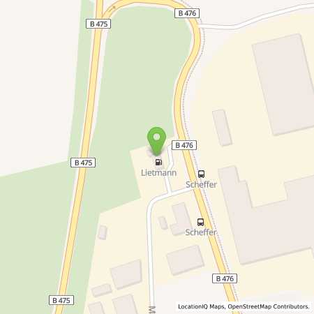 Standortübersicht der Benzin-Super-Diesel Tankstelle: Lietmann Mineralöle Füchtorfer Str. 31 in 48336, Sassenberg