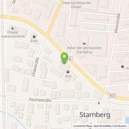 Standortübersicht der Tankstelle Aral Tankstelle in 82319 Starnberg