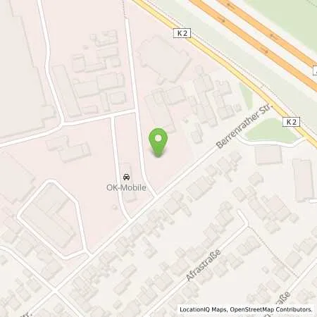 Standortübersicht der Tankstelle REWE Tankstelle in 50354 Hürth (Efferen)